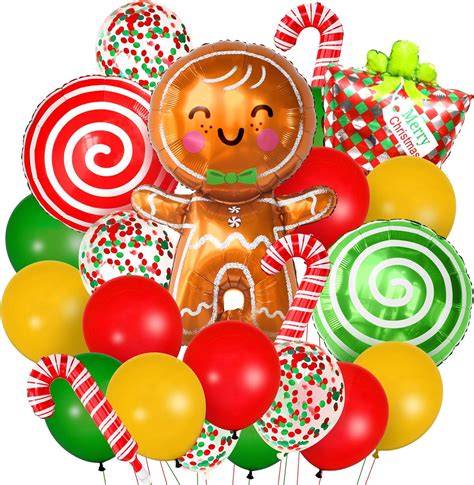 Katchon Christmas Balloons Decorations Set Big Pack Of