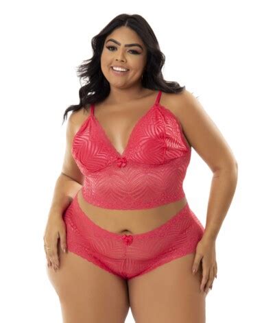 Conjunto Lingerie Plus Size