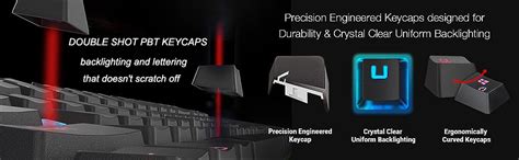 Gaming Keyboard Mechanical Keyboard Keys Anti Dust Red Switch Hot Swappable Rgb Led Backlit