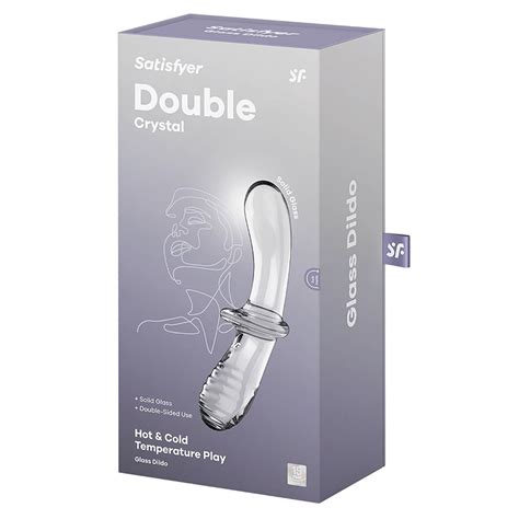 Satisfyer Double Crystal Glass Dildo Clear La Sex Shop de México