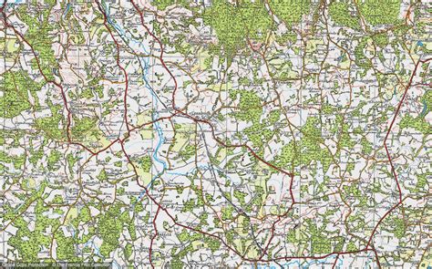 maps  cranleigh surrey francis frith