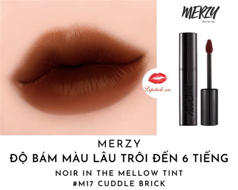 Son Merzy M17 Cuddle Brick Màu Cam Đất Đẹp Nhất Hot Nhất