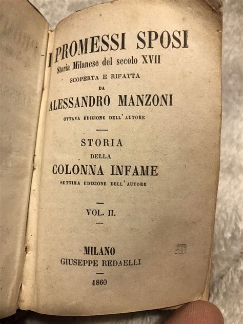 A Manzoni Promessi Sposi E Storia Della Colonna Infame Milano