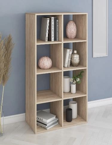 Стеллаж 8 ячеек (сонома)