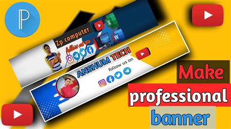 How To Make Professional YouTube Banner On Mobile Channel Art Kaise