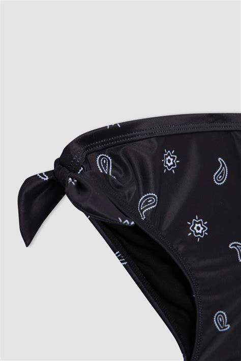 Siyah K Z Ocuk Gen K Z K Z Ocuk Desenli Bikini Tak M Defacto