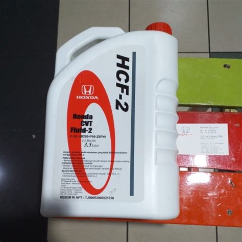 Jual Oli Transmisi Honda Automobile HCF 2 HCF-2 HCF2 CVT Fluid galon 3 ...