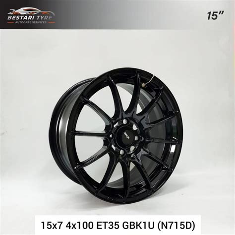 N715d New Sport Rims Original Koniig 15 Inch 15x7 4x100 Et35 Gbk1u