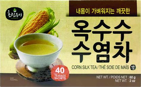 Choripdong Oksusu Suyum Cha Korean Corn Silk Tea 15g X 40 Tea Bags