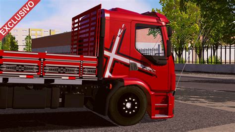 Skin Volvo Vm Vermelho Faixa Qualificado Exclusivo Skins Games