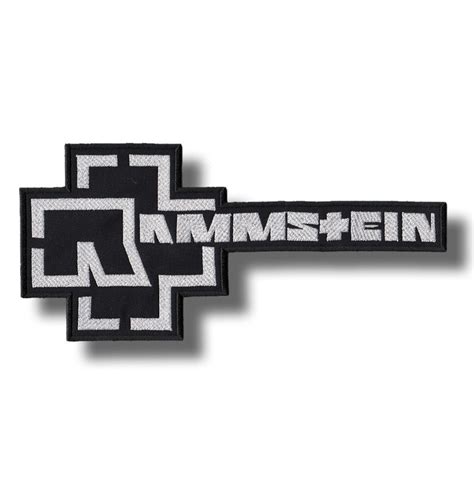 Rammstein Patch Badge Embroidered Iron On Applique Etsy