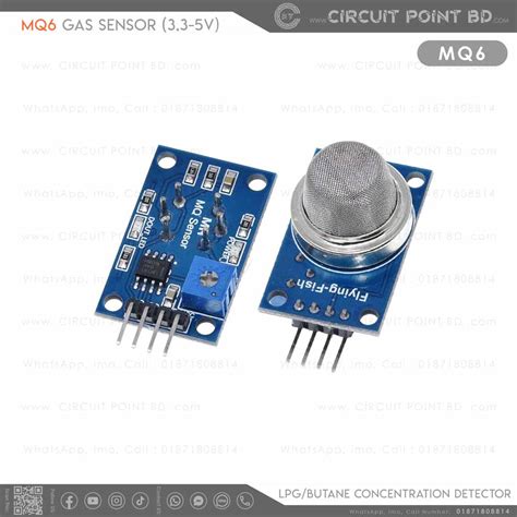 mq  mq gas sensor module lpg butane propane flammable gas