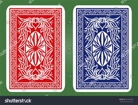 playing card  designs stock vector royalty