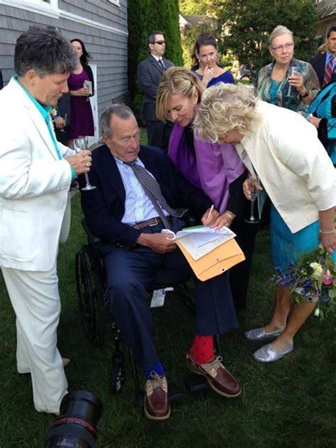 Former President George H W Bush Serves As Witness At Same Sex Wedding Christian News Network