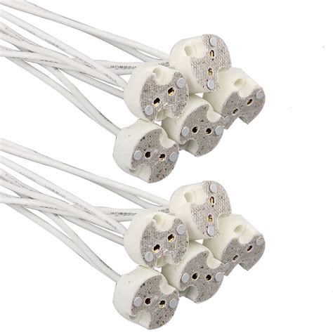 10 Pack MR16 GU5 3 Led Bulb Base Ceramic Socket MR16 G5 3 MR11 Lamp