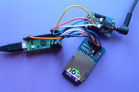 Électronique en amateur Jouer de la musique fichiers WAV avec un