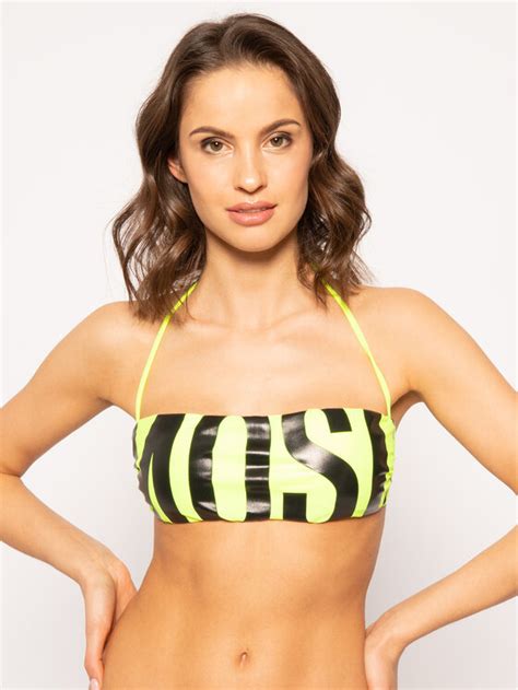 Moschino Underwear Swim Bikini Oberteil Gelb Modivo At