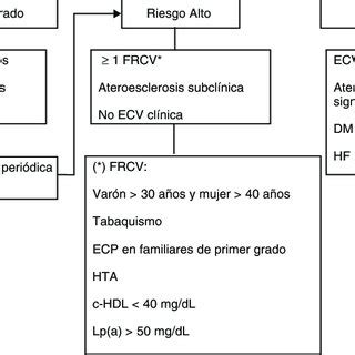 Hipercolesterolemia familiar Evaluación y estratificación del riesgo