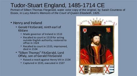 Tudor Stuart England 1485 1714 Ad Lecture By Dr Lizabeth Johnson