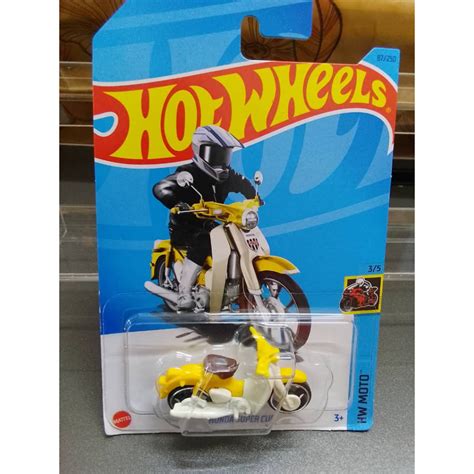 HOT WHEELS HONDA SUPER CUB YELLOW 87 250 MAINLINE HW MOTO Shopee