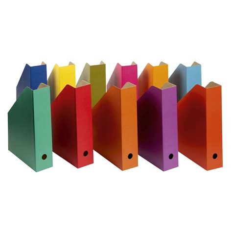 Coloured Filing Boxes G281534 Gls Educational Supplies