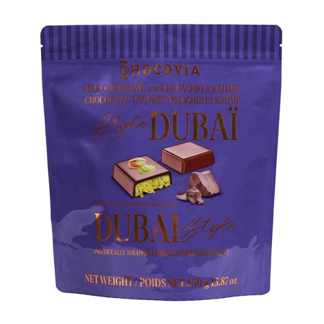 Chocovia Dubai Pistachio Chocolate, 450 g | Comfort.to