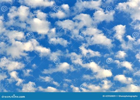 Beautiful Cloudy Skies Stock Image Image Of Soft Puffy 42950809