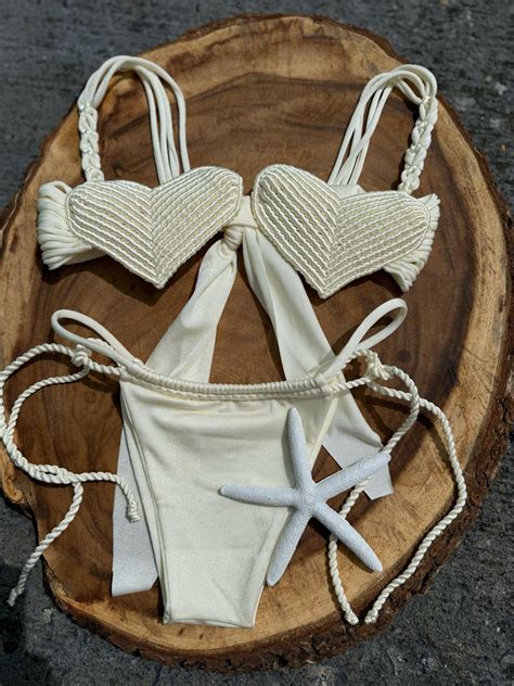 Bikini Valentín en Macramé Artesanias Ambar