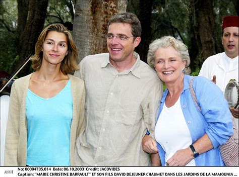 Photo Marie Christine Barrault Et Son Fils David Toscan Du Plantier