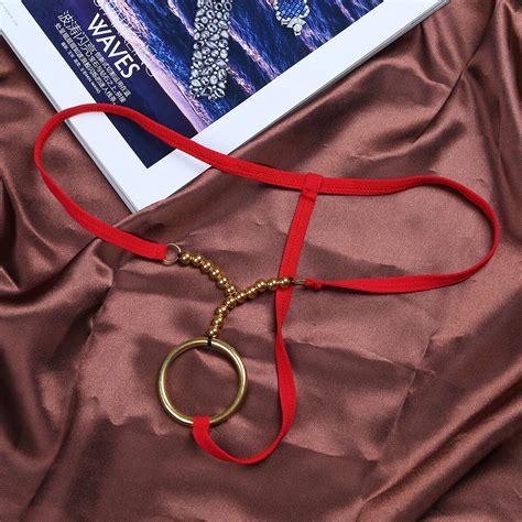 Herren Dessous G String Mit Metall Ring Bikini Slip Tanga Unterw Sche Reizw Sche Ebay