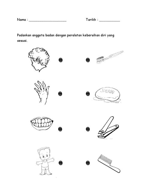 Lembaran Kerja Pengurusan Diri Pendidikan Khas Tahun 1 Pengurusan