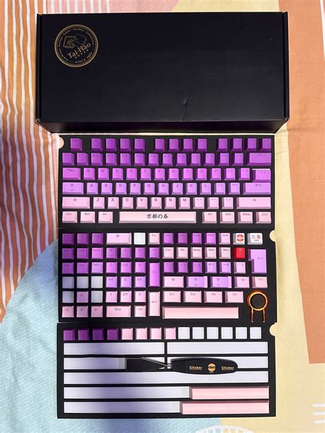 Tai Hao Pbt Doubleshot Keycaps Spring In Kyoto Computers And Tech