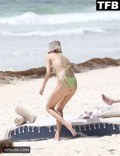 Leonie Hanne Sexy Seen Flaunting Her Hot Bikini Body At The Beach In Mexico Aznude