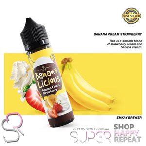 Jual Bananalicious CMW ORIGINAL Vape E Liquid Rasa Banana Cream Di