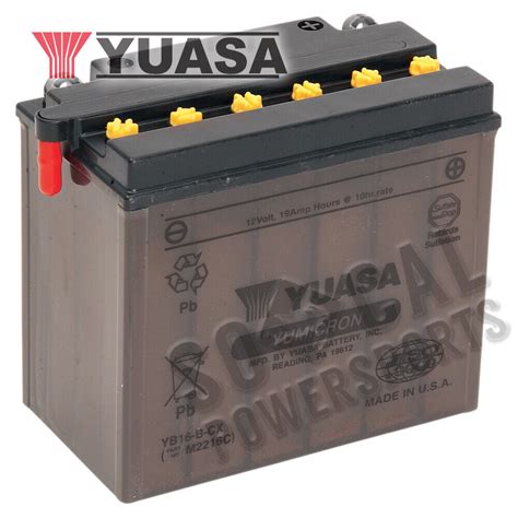 Yuasa Yumicron Cx Battery Yb B Cx For Arctic Cat Ext