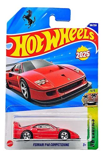 Carrinho Hot Wheels Ferrari F Competizione Vermelho Mercadolivre
