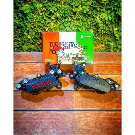 Jual Kaliper Brembo Big Pot Piston Pin Axial Kanan Powder Coating