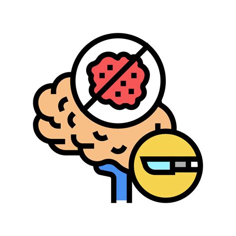 brain tumor surgery color icon vector illustration 10390970 Vector Art