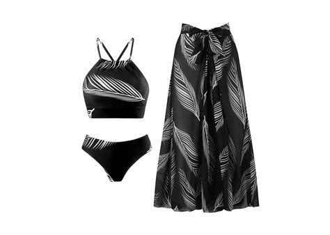Customized Swimsuit High Waisted Sexy Bikini Cover Up Three Piece Set