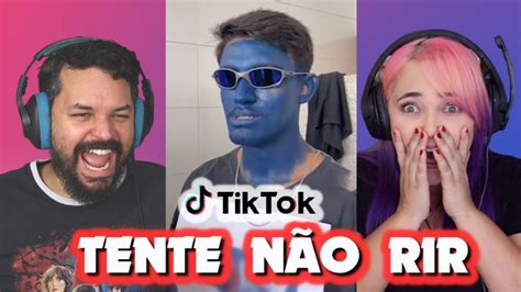 Os Melhores Tik Tok De ComÉdia Tente NÃo Rir 168 Amora ‹ React