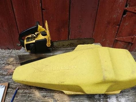 Vintage Mcculloch Mini Mac 35 Gas Chainsaw W Bar Chain And Caseparts Repair Ebay