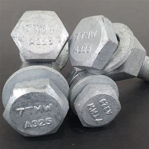 Hot Dip Galvanized Hexagonal Bolt Nut HDG Hexbolt 7Tiger Metal Works