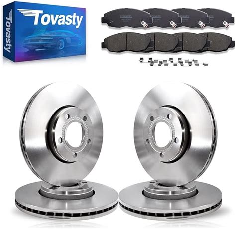 Front And Rear TOVASTY Brake Pads And Rotors Kit For Dodge Nitro 2007