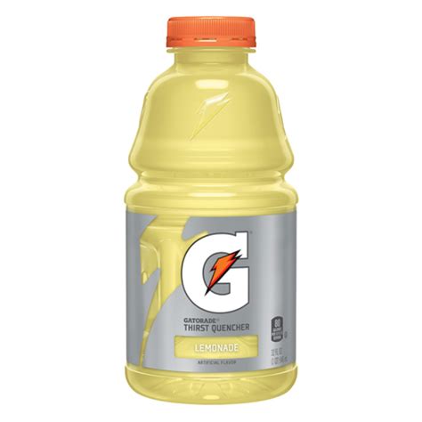 Gatorade Lemonade Thirst Quencher 32oz 946ml Bottle Usa Bites