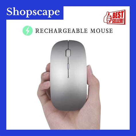 jual mouse bluetooth wireless rechargeable  dicas shopee indonesia