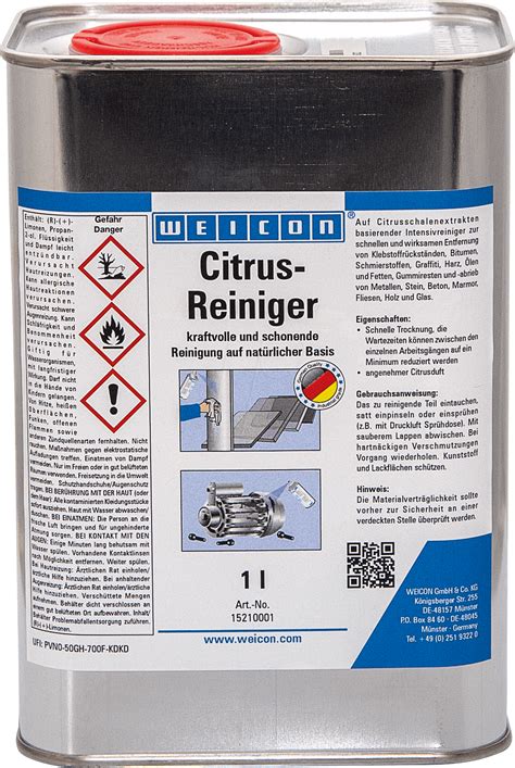 WEICON 15210001: Surface cleaner, citrus cleaner, 1 l at reichelt ...