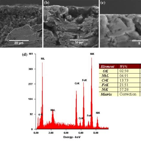 Surface FE SEM EDS Micrographs Of Co Al Coatings On Bare Superni 718