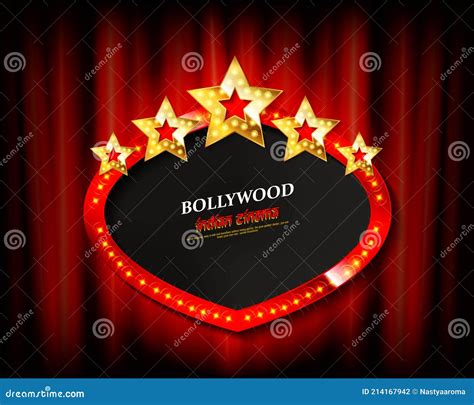 Indian Bollywood Cinema Stock Vector Illustration Of Film 214167942