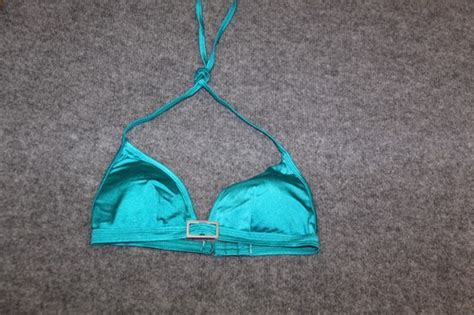 BIKINI OBERTEIL TRIANGEL GRÖSSE GRÜN TÜRKIS MIT PADS eBay de