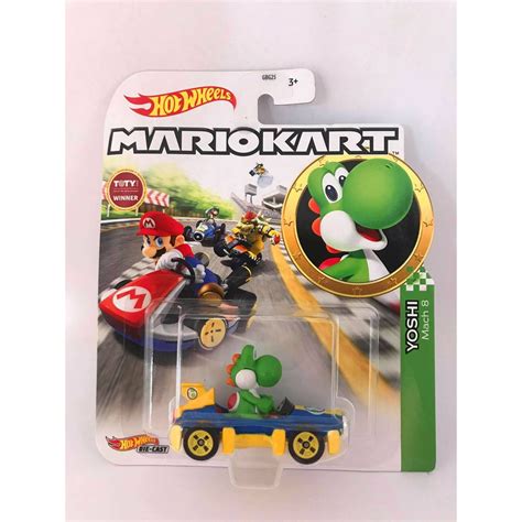 HOT WHEELS YOSHI MACH 8 MARIO KART Shopee Brasil